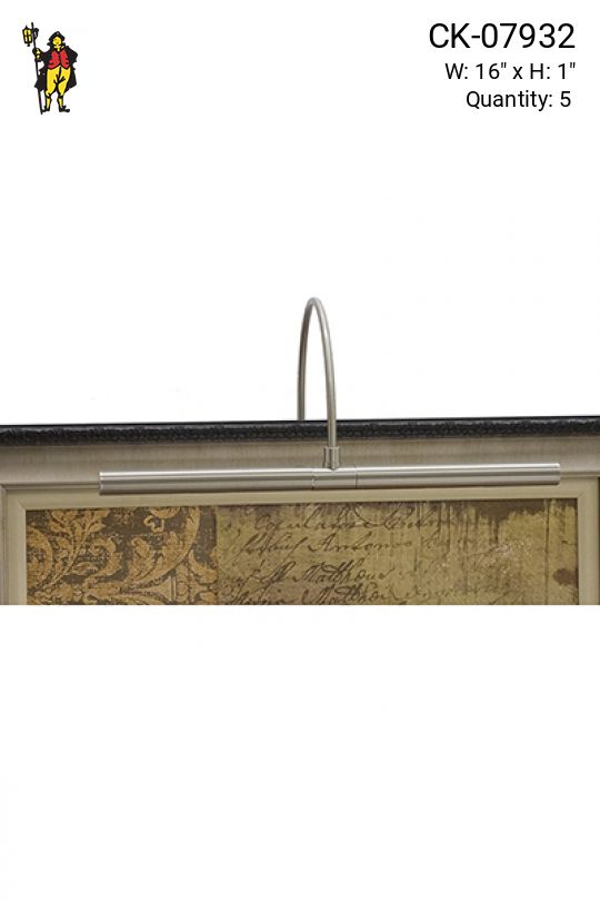 Satin Nickel Slim 16" Picture Light