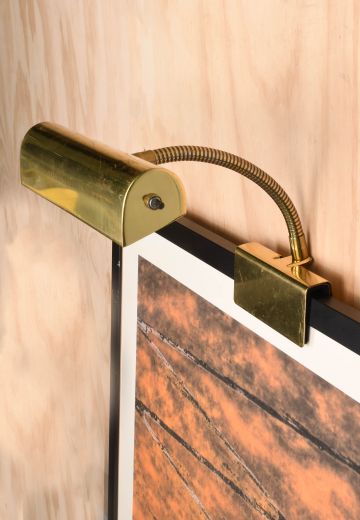 Brass Clamp Picture Lights
