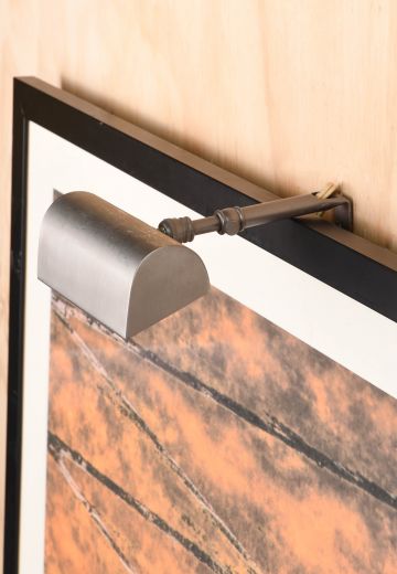 5" Nickel Picture Light