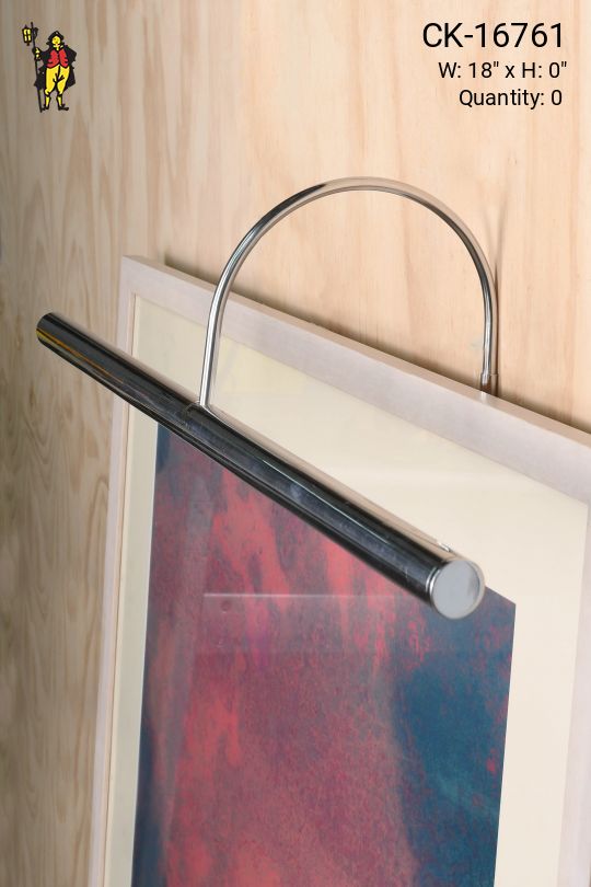 23" Polished Nickel Picture Light