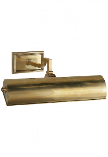 12" Antique Brass Picture Light