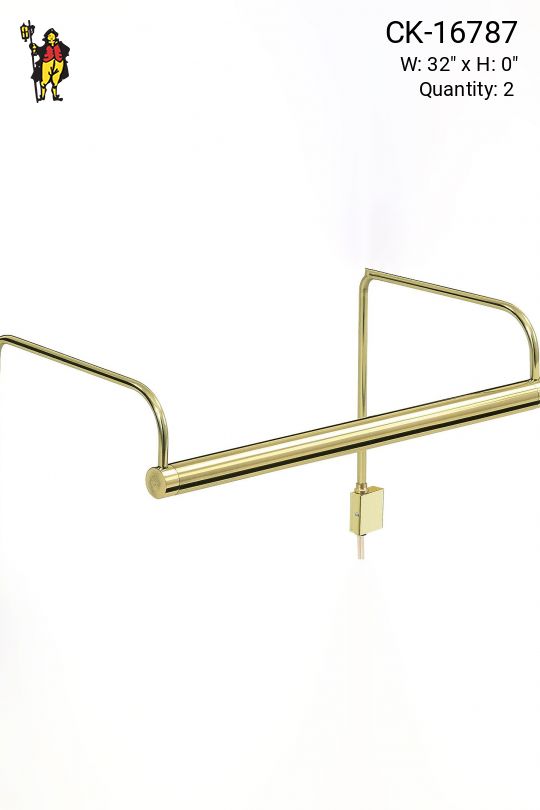 32" Brass Picture Light