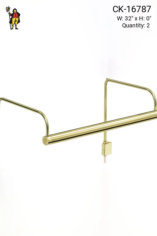 32" Brass Picture Light