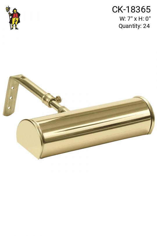 Polished Brass 7" Picture Light