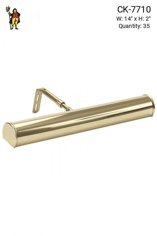 Polished Brass 14" Picture Light