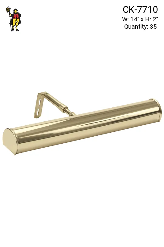 Polished Brass 14" Picture Light