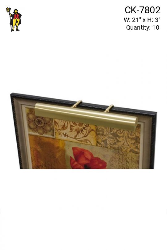 Traditional 21" Satin Brass Picture Light