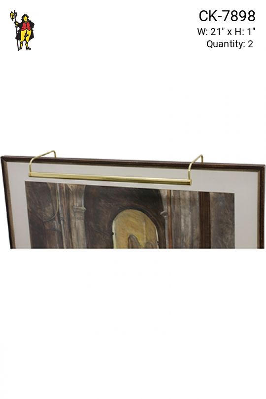 Polished Brass 21" Slim PIcture Light