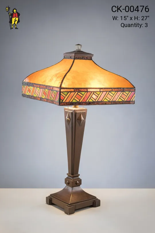 Arts & Crafts Table Lamp