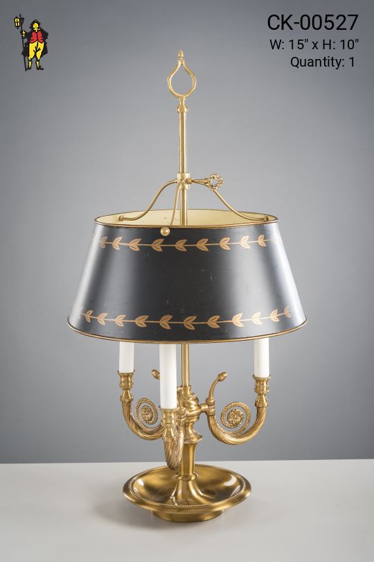Three Candle Bouliette Table Lamp