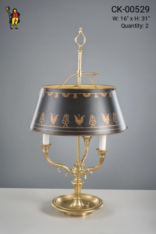 Three Candle Bouliette Table Lamp