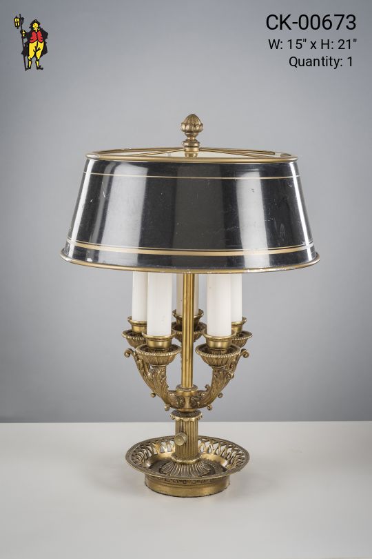 Five Candle Bouliette Table Lamp