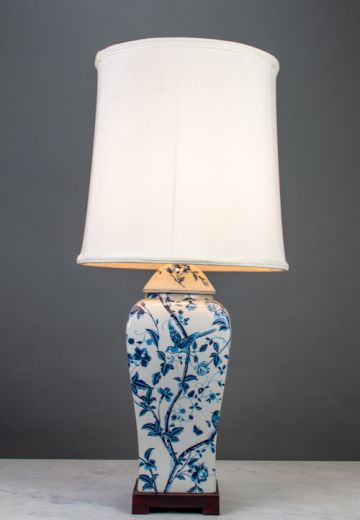Floral Ceramic Table Lamp