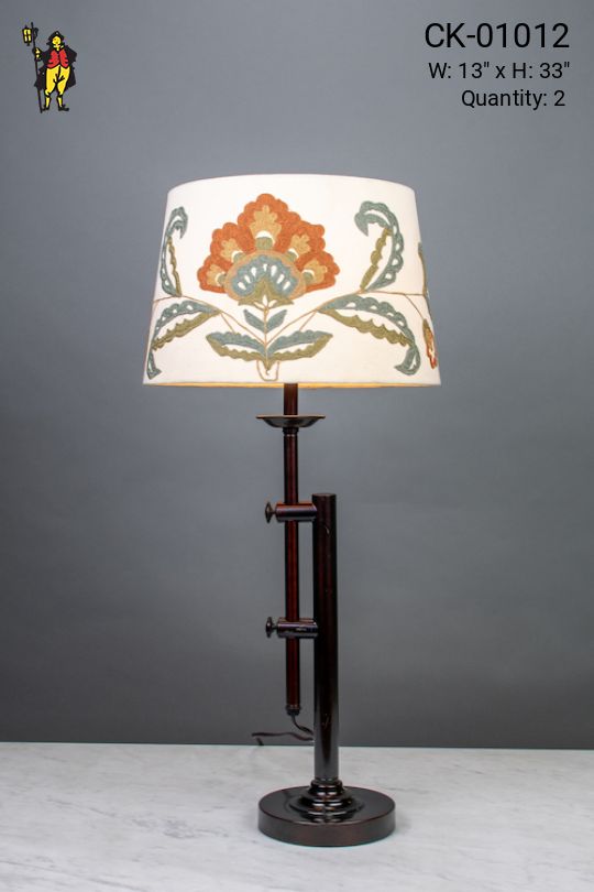 Adjustable Wooden Table Lamp