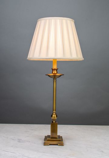 Tall Single Candle Table Lamp