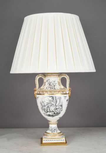 Ceramic Urn Style Table Lamp