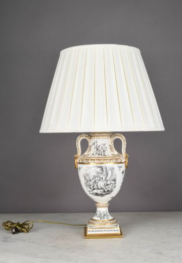 Ceramic Urn Style Table Lamp