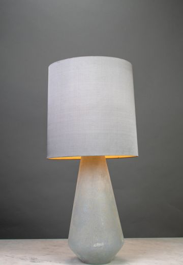 Gray Ceramic Table Lamp