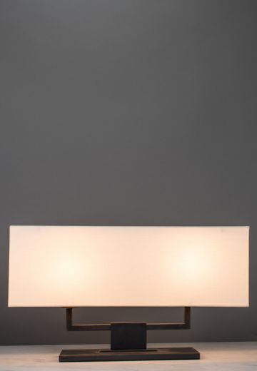 Modern Two Light Table Lamp