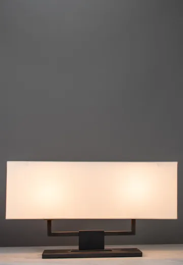 Modern Two Light Table Lamp