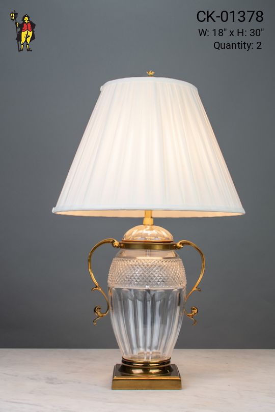 Traditional Crystal Table Lamp