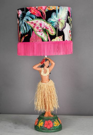 Hawaiian Floral Table Lamp