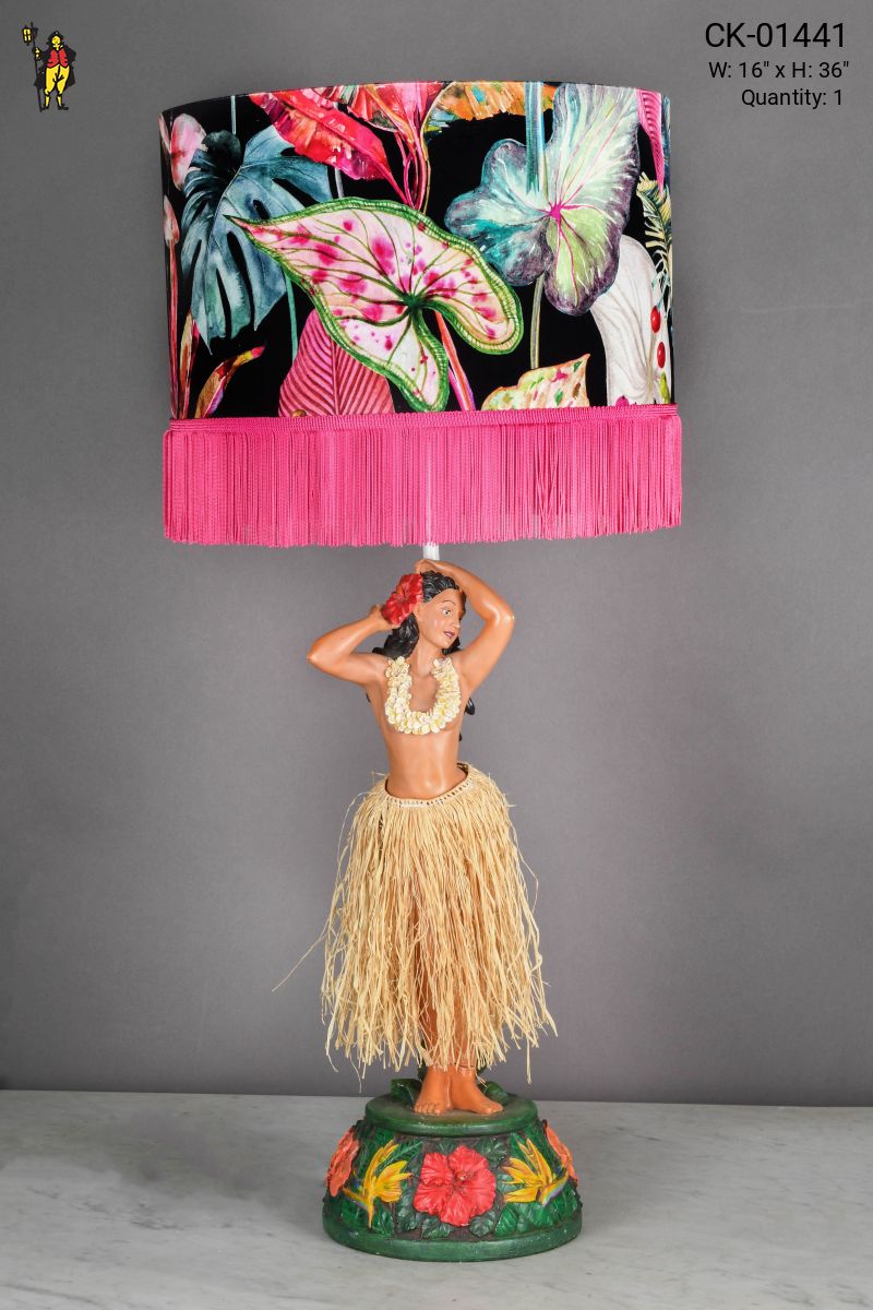 Hawaiian Floral Table Lamp | Table Lamps | Collection | City