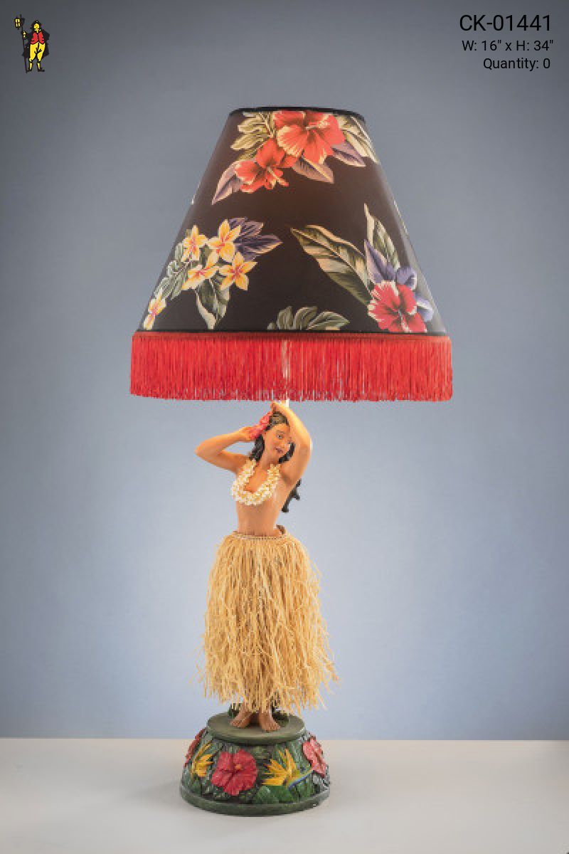 Hawaiian Floral Table Lamp Table Lamps Collection City Knickerbocker Lighting Rentals