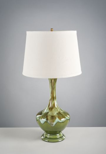 Green Ceramic Table Lamp