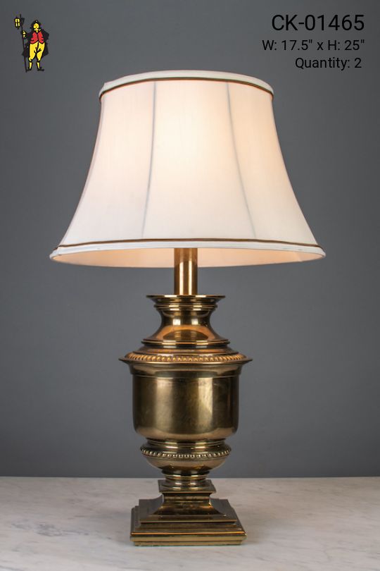 Traditional Brass Table Lamp