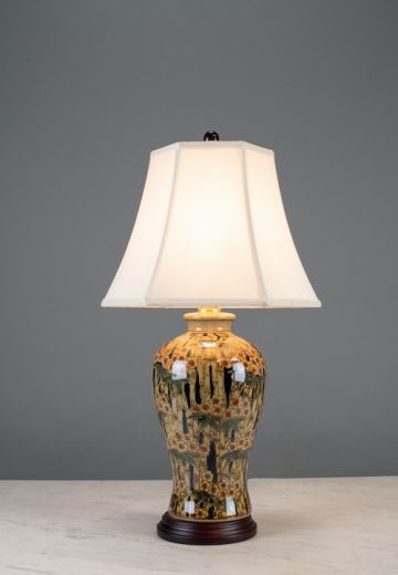 Floral Ceramic Table Lamp