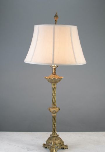 Traditional Brass Table Lamp