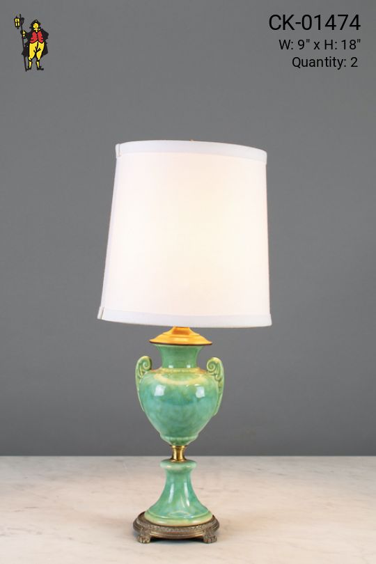 Ceramic Urn Style Table Lamp