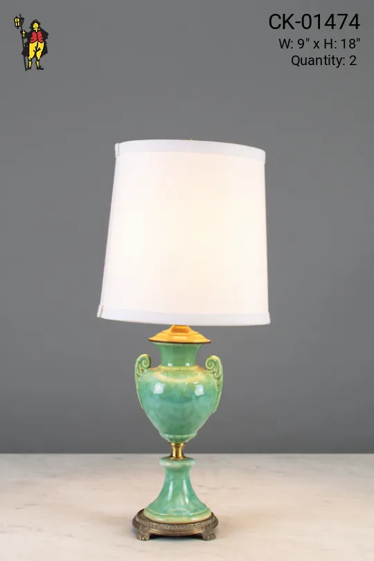 Ceramic Urn Style Table Lamp