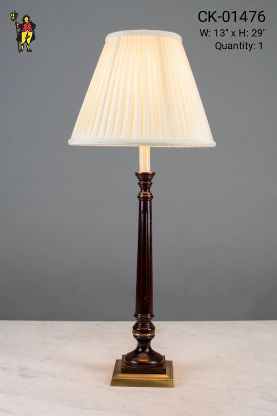 Single Candle Table Lamp