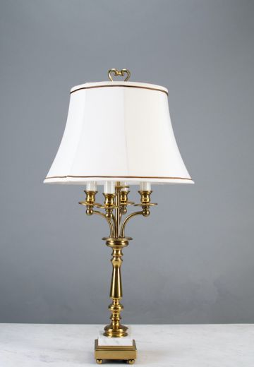 Four Candle Footed Table Lamp