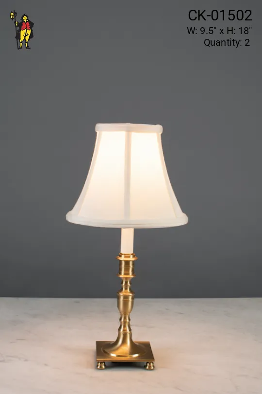 Single Candle Table Lamp