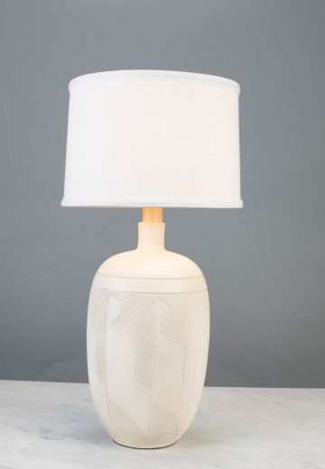 Ceramic Textured Table Lamp