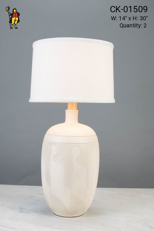 Ceramic Textured Table Lamp