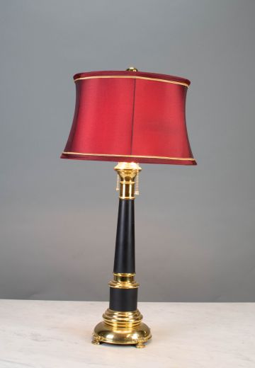 Black & Brass Table Lamp