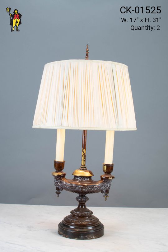 Two Candle Table Lamp