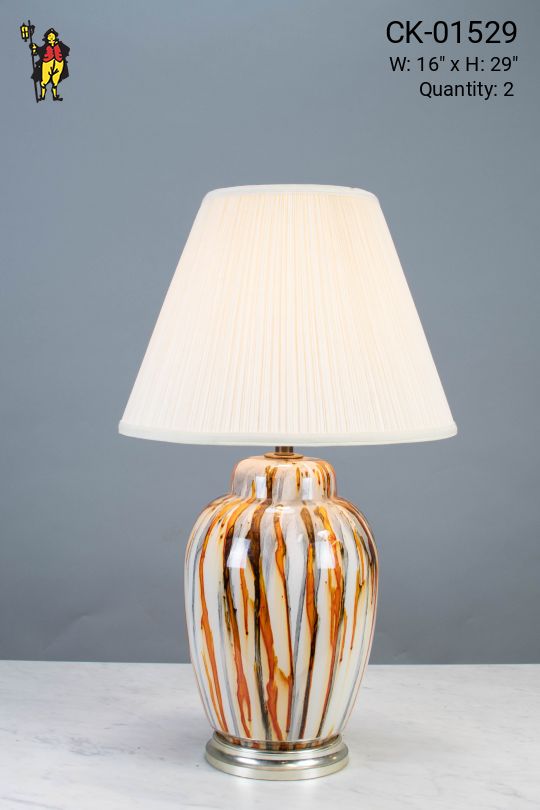 Abstract Ceramic Table Lamp
