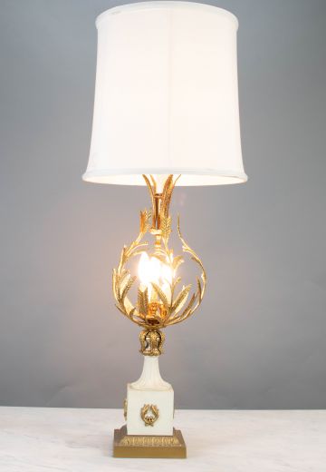 Floral Leaf Table Lamp