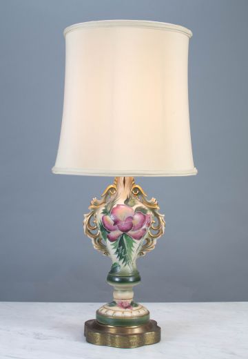 Floral Ceramic Table Lamp