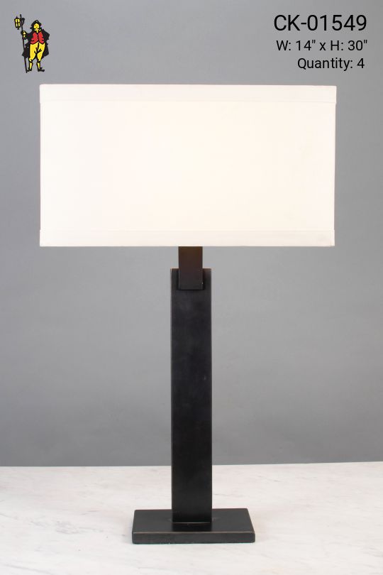 Black Contemporary Table Lamp