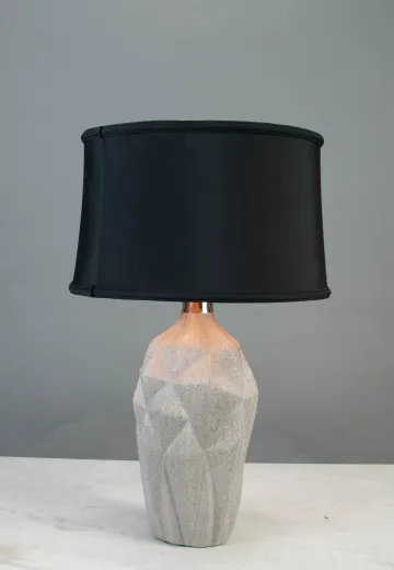 Contemporary Silver Table Lamp