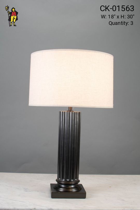 Large Collumn Table Lamp