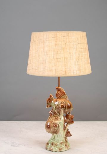 Ceramic Fish Table Lamp