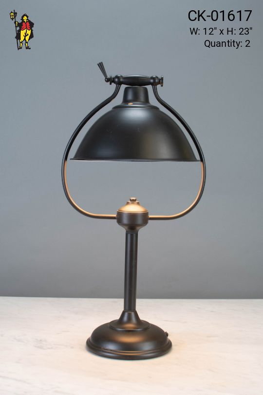 Metal Shaded Adjustable Table Lamp