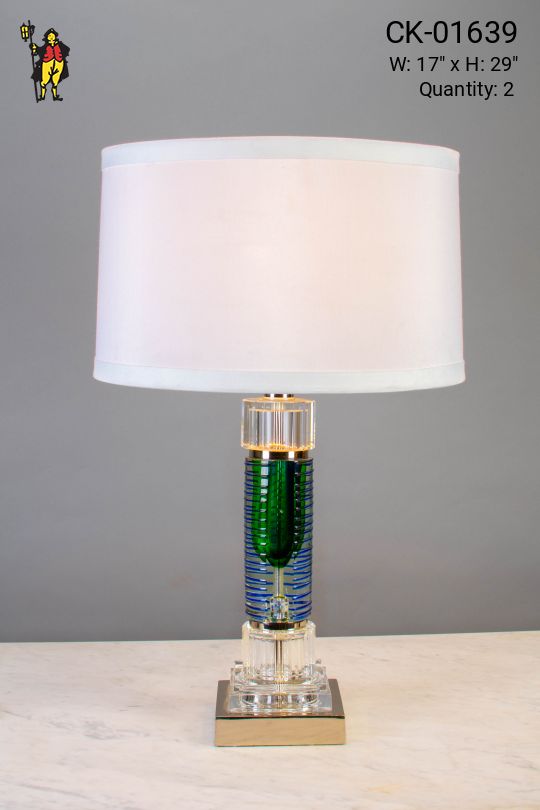 Glass Table Lamp
